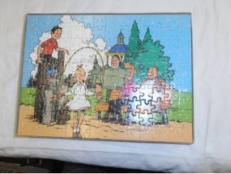 Stripfiguren Suske en Wiske puzzel &ndash; Touwtje springen &ndash; Variant 2