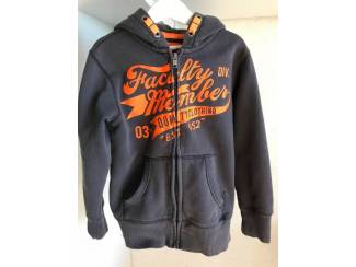 Hoodie vest met rits C en A