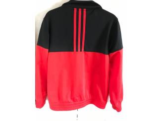 Kleding Trainingspak Adidas zwart met rood