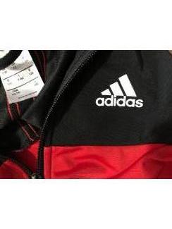 Kleding Trainingspak Adidas zwart met rood