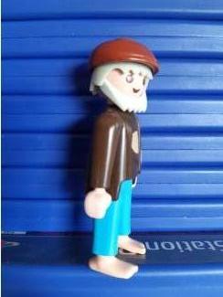 Speelgoed | Playmobil Playmobil man met baard en pet 1989