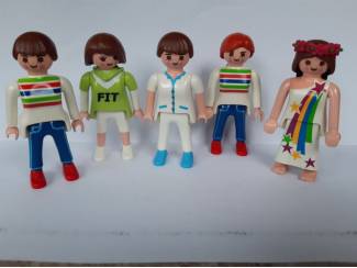 5x Playmobil dames