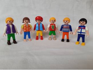 6 Playmobil kinderen