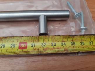 IJzerwaren en Bevestigingsmiddelen RVS geborstelde stanggreep