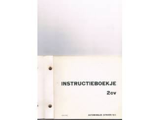 Autoboeken en Autotijdschriften Handleiding 2 CV 1963
