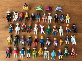 Zak met 42 Playmobil figuren