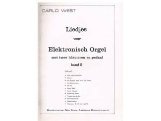 Bladmuziek Carlo West &ndash; Liedjes voor elektronisch orgel band 2