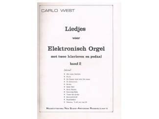 Bladmuziek Carlo West – Liedjes voor elektronisch orgel band 2