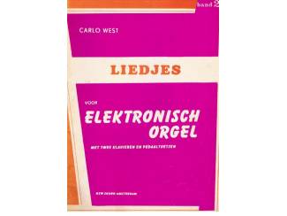 Bladmuziek Carlo West – Liedjes voor elektronisch orgel band 2