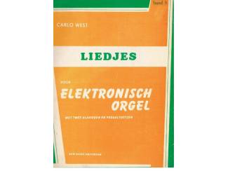 Carlo West – Liedjes voor elektronisch orgel band 3