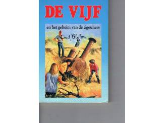 De Vijf en het geheim van de zigeuners &ndash;  Enid Blyton &ndash; Blauw