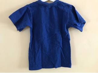 Kleding Blauw Tshirt met geborduurde opdruk MT104