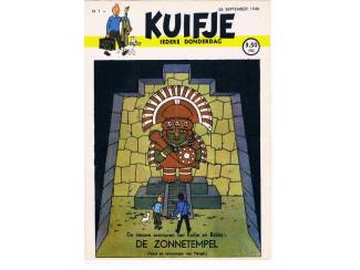Striptijdschriften Kuifje weekblad 1946 nr. 1 &ndash; 26.09.1946 Herdruk 1976