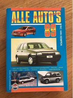 Autoboeken en Autotijdschriften KNAC - Alle auto's 89 - Ric van Kempen