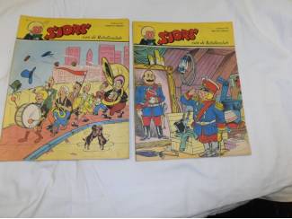 Striptijdschriften Sjors van de Rebellenclub jaargang 1961 nr. 1 tot en met 10