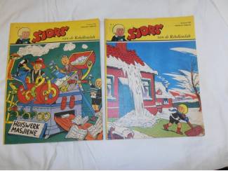 Striptijdschriften Sjors van de Rebellenclub jaargang 1961 nr. 1 tot en met 10