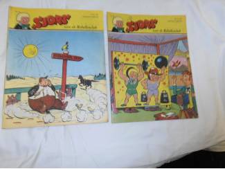 Striptijdschriften Sjors van de Rebellenclub jaargang 1961 nr. 11 tot en met 20