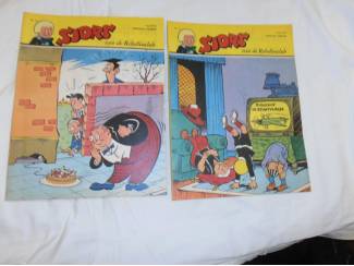 Striptijdschriften Sjors van de Rebellenclub jaargang 1961 nr. 11 tot en met 20