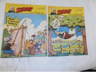Striptijdschriften Sjors van de Rebellenclub jaargang 1961 nr. 11 tot en met 20