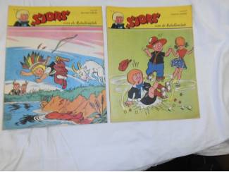 Striptijdschriften Sjors van de Rebellenclub jaargang 1961 nr. 21 tot en met 30