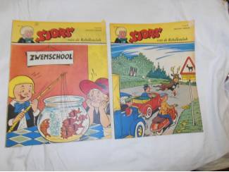 Striptijdschriften Sjors van de Rebellenclub jaargang 1961 nr. 21 tot en met 30