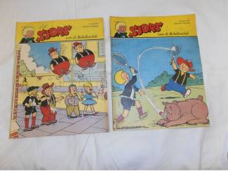 Striptijdschriften Sjors van de Rebellenclub jaargang 1961 nr. 31 tot en met 40