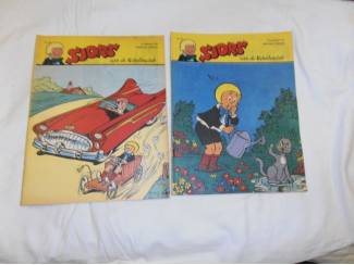 Striptijdschriften Sjors van de Rebellenclub jaargang 1961 nr. 31 tot en met 40
