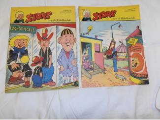 Striptijdschriften Sjors van de Rebellenclub jaargang 1961 nr. 31 tot en met 40