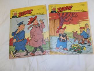 Striptijdschriften Sjors van de Rebellenclub jaargang 1961 nr. 41 tot en met 50