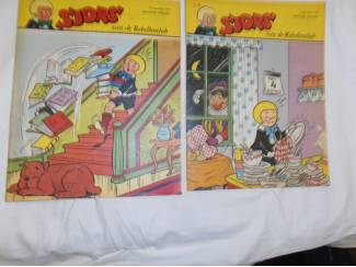 Striptijdschriften Sjors van de Rebellenclub jaargang 1961 nr. 41 tot en met 50