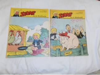 Striptijdschriften Sjors van de Rebellenclub jaargang 1961 nr. 41 tot en met 50
