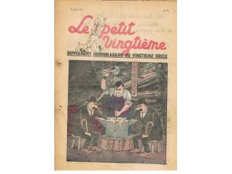 Striptijdschriften Le petit Vingti&egrave;me 13.05.1937 Nr. 19