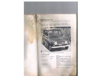 Autoboeken en Autotijdschriften Instructieboekje Renault 4 1969-1972 P. Olyslager