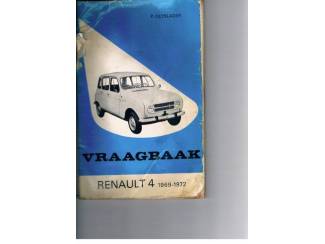 Autoboeken en Autotijdschriften Instructieboekje Renault 4 1969-1972 P. Olyslager