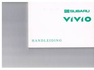 Autoboeken en Autotijdschriften Handleiding Subaru Vivio