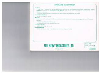 Autoboeken en Autotijdschriften Handleiding Subaru Vivio