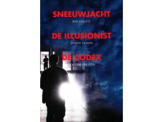 Thrillers en Spanning Sneeuwjacht-De Illusionist - De Codex - Follett - Deaver - Presto