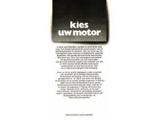 Automotive Kies uw motor 1976 - KNMV Motorjaarboek