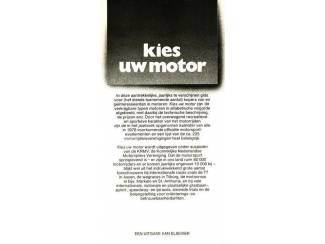 Automotive Kies uw motor 1976 - KNMV Motorjaarboek