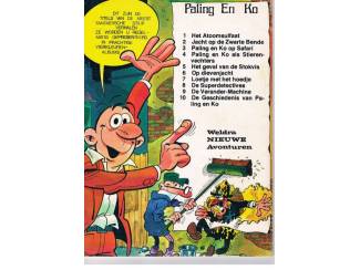 Stripboeken Paling en Ko nr. 9 De verander-machine