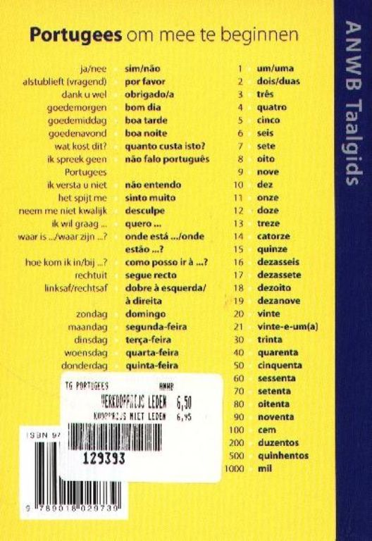 Portugees ANWB Taalgids Reisboeken Portugees ANWB Taalgids Reisboeken