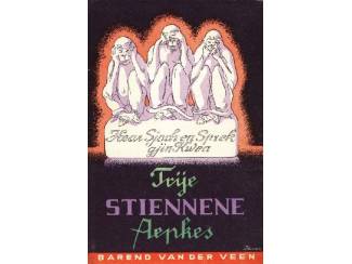 Overige Boeken en Diversen Trije Stiennene Aepkes - Barend van der Veen - Frysk - Fries