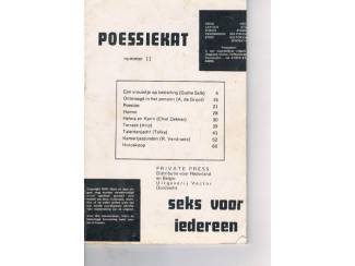 Magazines en tijdschriften Poessiekat nr. 11 – copyright 1970 – schade
