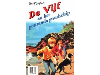Jeugdboeken De Vijf en het gestrande goudschip - Enid Blyton