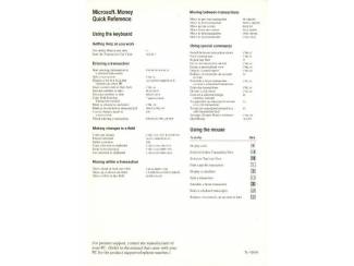 Computer en Internet Microsoft Money v 3.0 - Engels - English