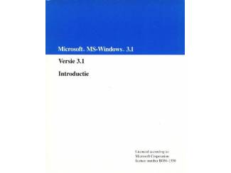 Computer en Internet Microsoft MS-Windows 3.1 - Versie 3.1 Introductie