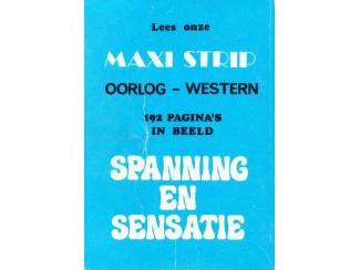 Stripboeken Western Maxi Strip nr 124 - De taal van het geweld