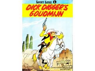 Stripboeken Lucky Luke 1 - Dick Diggers Goudmijn