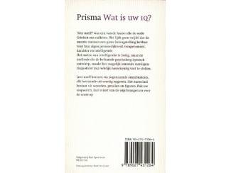 Spiritualiteit en Psychologie Prisma Wat is uw IQ - H.J. Eysenck