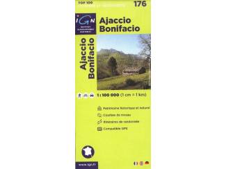 Ajaccio - Bonifacio - IGN kaart nr 176